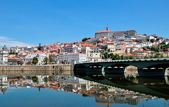 Por Coimbra de comboio