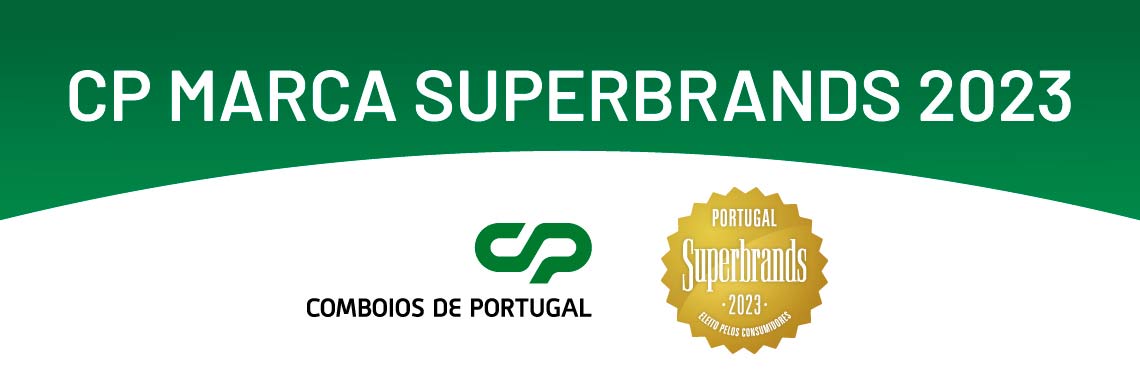 CP – Comboios de Portugal agraciada com o prestigiado selo Superbrands em reconhecimento de excelência